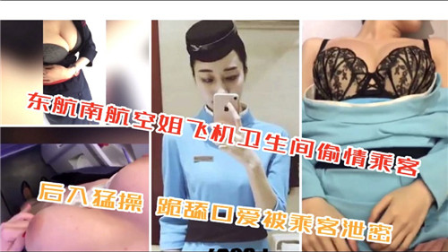 南航空姐飞机卫生间偷情激战！男乘客高空操穴高潮迭起